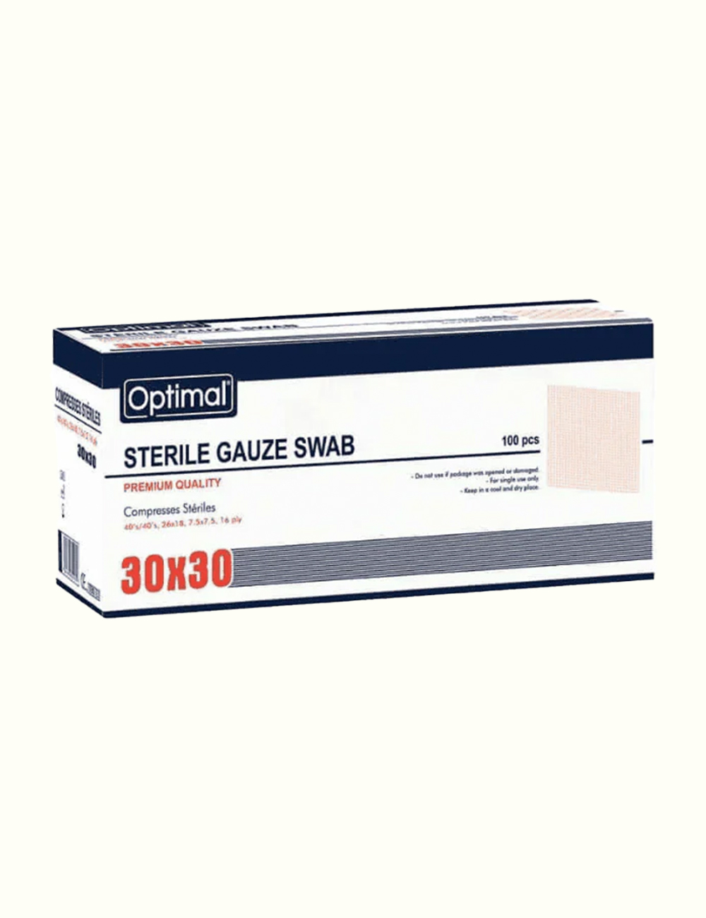 Optimal Compresse 30x30 100 pcs S